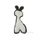 Mignon dessin animé lapin à mastication du chien en peluche jouet